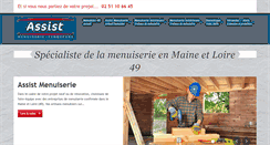 Desktop Screenshot of menuisier-menuiserie-49.com