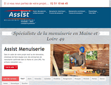 Tablet Screenshot of menuisier-menuiserie-49.com